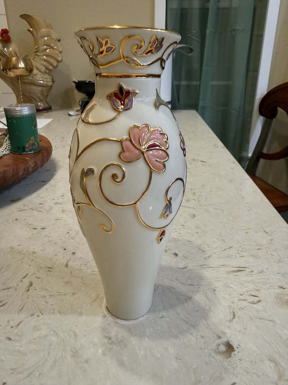 Lenox Gilded Garden Petite Porcelain Floral Vase SKU 6438857